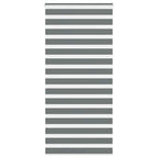 vidaXL Doppelrollo Dunkelgrau Stoffbreite 35,9 cm Polyester