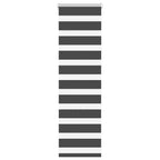 vidaXL Doppelrollo Dunkelgrau Stoffbreite 35,9 cm Polyester