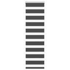 vidaXL Doppelrollo Dunkelgrau Stoffbreite 35,9 cm Polyester