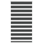 vidaXL Doppelrollo Dunkelgrau Stoffbreite 35,9 cm Polyester