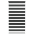 vidaXL Doppelrollo Dunkelgrau Stoffbreite 35,9 cm Polyester
