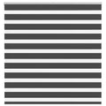 vidaXL Doppelrollo Dunkelgrau Stoffbreite 35,9 cm Polyester