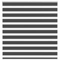 vidaXL Doppelrollo Dunkelgrau Stoffbreite 35,9 cm Polyester