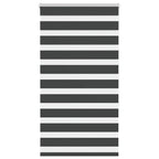 vidaXL Doppelrollo Dunkelgrau Stoffbreite 35,9 cm Polyester