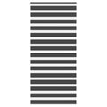 vidaXL Doppelrollo Dunkelgrau Stoffbreite 35,9 cm Polyester