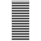 vidaXL Doppelrollo Dunkelgrau Stoffbreite 35,9 cm Polyester