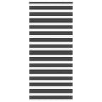 vidaXL Doppelrollo Dunkelgrau Stoffbreite 35,9 cm Polyester