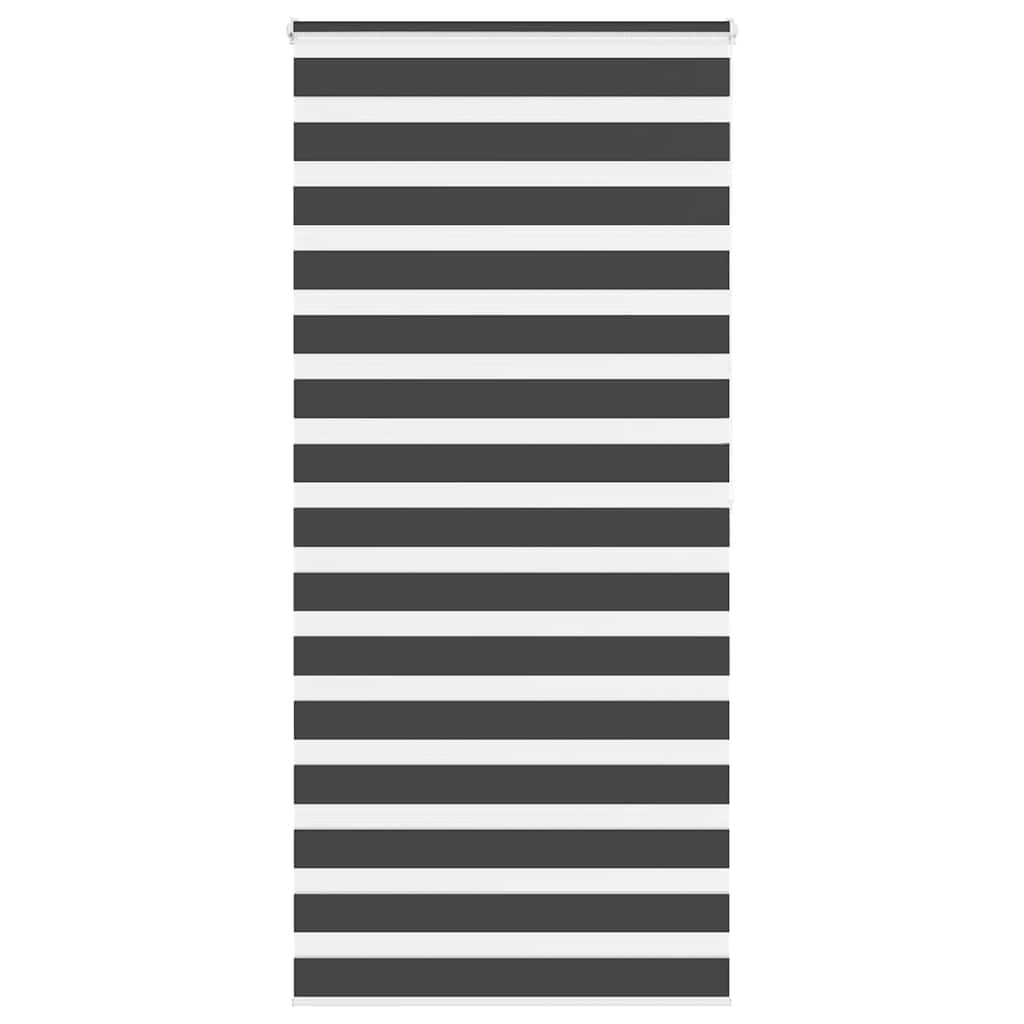vidaXL Doppelrollo Dunkelgrau Stoffbreite 35,9 cm Polyester