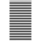 vidaXL Doppelrollo Dunkelgrau Stoffbreite 35,9 cm Polyester