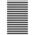 vidaXL Doppelrollo Dunkelgrau Stoffbreite 35,9 cm Polyester