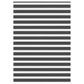 vidaXL Doppelrollo Dunkelgrau Stoffbreite 35,9 cm Polyester
