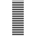 vidaXL Doppelrollo Dunkelgrau Stoffbreite 35,9 cm Polyester
