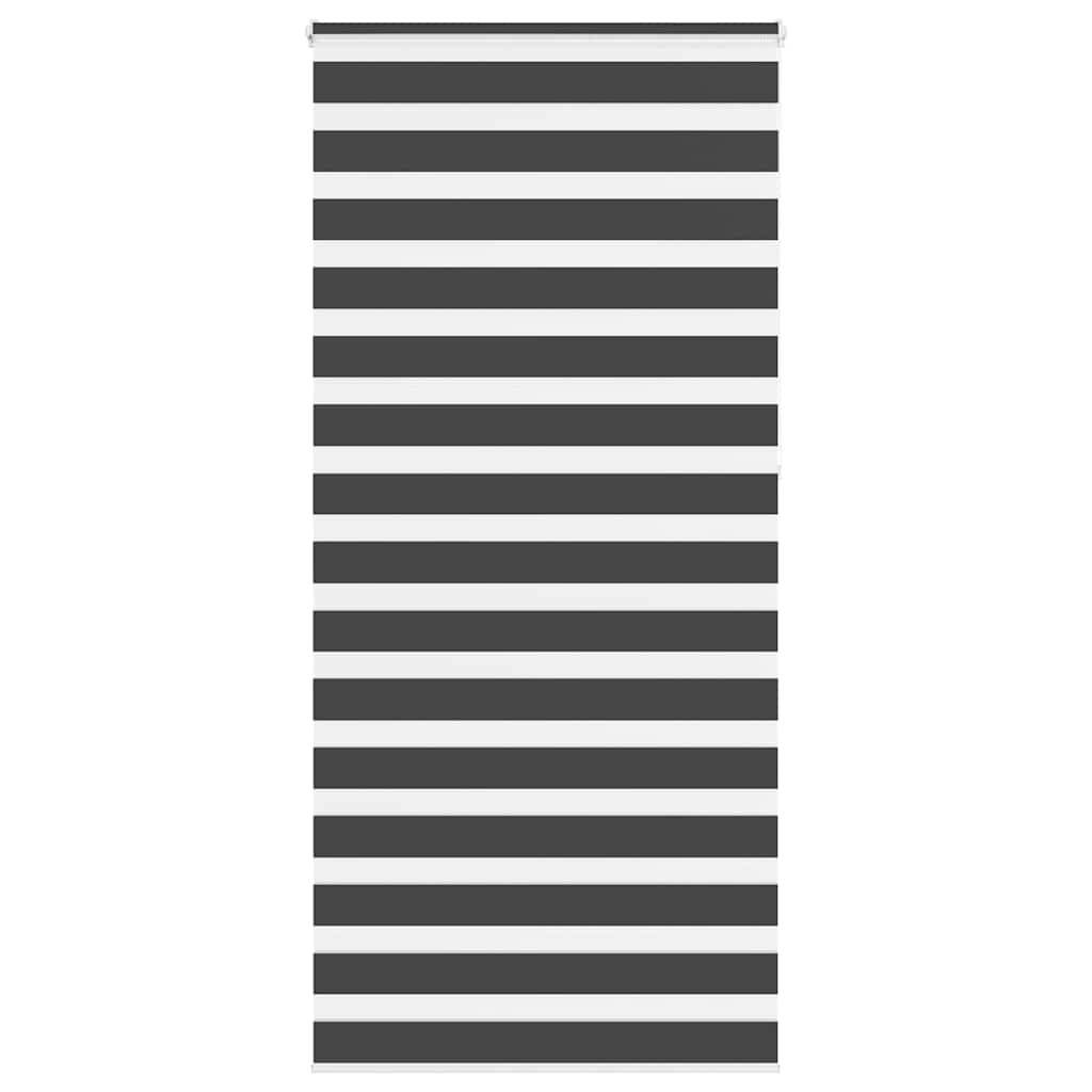 vidaXL Doppelrollo Dunkelgrau Stoffbreite 35,9 cm Polyester