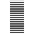 vidaXL Doppelrollo Dunkelgrau Stoffbreite 35,9 cm Polyester