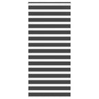 vidaXL Doppelrollo Dunkelgrau Stoffbreite 35,9 cm Polyester