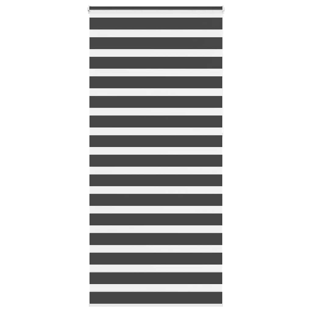 vidaXL Doppelrollo Dunkelgrau Stoffbreite 35,9 cm Polyester