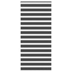 vidaXL Doppelrollo Dunkelgrau Stoffbreite 35,9 cm Polyester