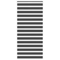 vidaXL Doppelrollo Dunkelgrau Stoffbreite 35,9 cm Polyester
