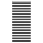 vidaXL Doppelrollo Dunkelgrau Stoffbreite 35,9 cm Polyester