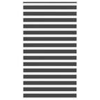 vidaXL Doppelrollo Dunkelgrau Stoffbreite 35,9 cm Polyester