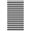 vidaXL Doppelrollo Dunkelgrau Stoffbreite 35,9 cm Polyester