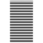 vidaXL Doppelrollo Dunkelgrau Stoffbreite 35,9 cm Polyester