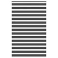vidaXL Doppelrollo Dunkelgrau Stoffbreite 35,9 cm Polyester