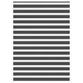 vidaXL Doppelrollo Dunkelgrau Stoffbreite 35,9 cm Polyester