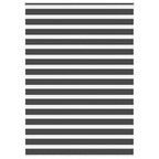 vidaXL Doppelrollo Dunkelgrau Stoffbreite 35,9 cm Polyester