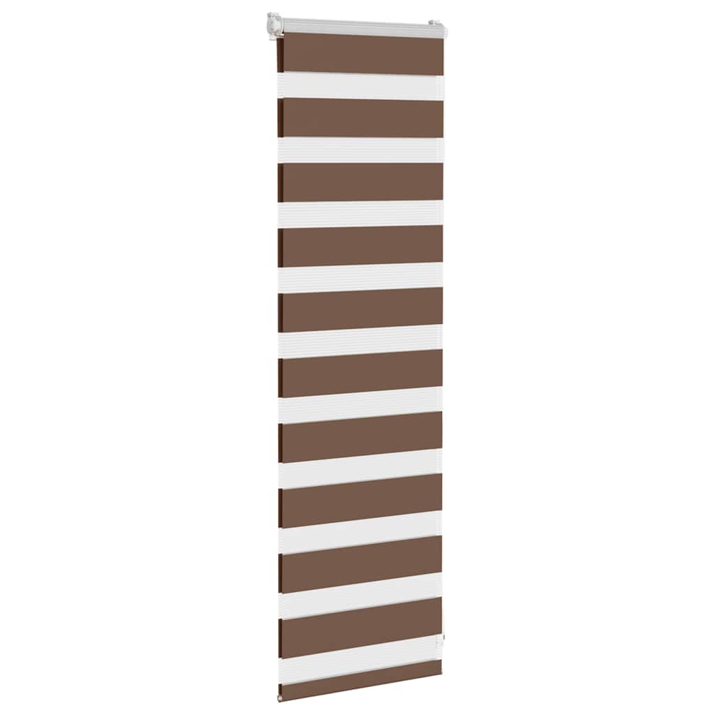 vidaXL Doppelrollo Dunkelgrau Stoffbreite 35,9 cm Polyester