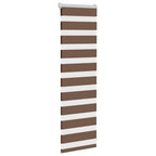 vidaXL Doppelrollo Dunkelgrau Stoffbreite 35,9 cm Polyester