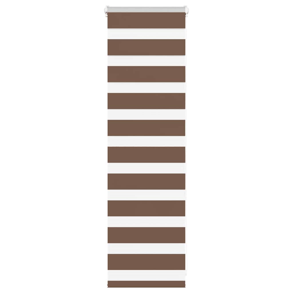 vidaXL Doppelrollo Dunkelgrau Stoffbreite 35,9 cm Polyester
