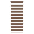 vidaXL Doppelrollo Dunkelgrau Stoffbreite 35,9 cm Polyester
