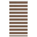 vidaXL Doppelrollo Dunkelgrau Stoffbreite 35,9 cm Polyester