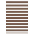 vidaXL Doppelrollo Dunkelgrau Stoffbreite 35,9 cm Polyester