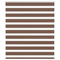 vidaXL Doppelrollo Dunkelgrau Stoffbreite 35,9 cm Polyester