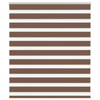 vidaXL Doppelrollo Dunkelgrau Stoffbreite 35,9 cm Polyester