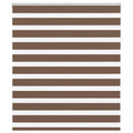 vidaXL Doppelrollo Dunkelgrau Stoffbreite 35,9 cm Polyester