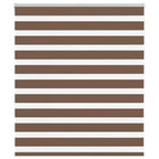 vidaXL Doppelrollo Dunkelgrau Stoffbreite 35,9 cm Polyester