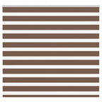 vidaXL Doppelrollo Dunkelgrau Stoffbreite 35,9 cm Polyester