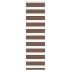 vidaXL Doppelrollo Dunkelgrau Stoffbreite 35,9 cm Polyester