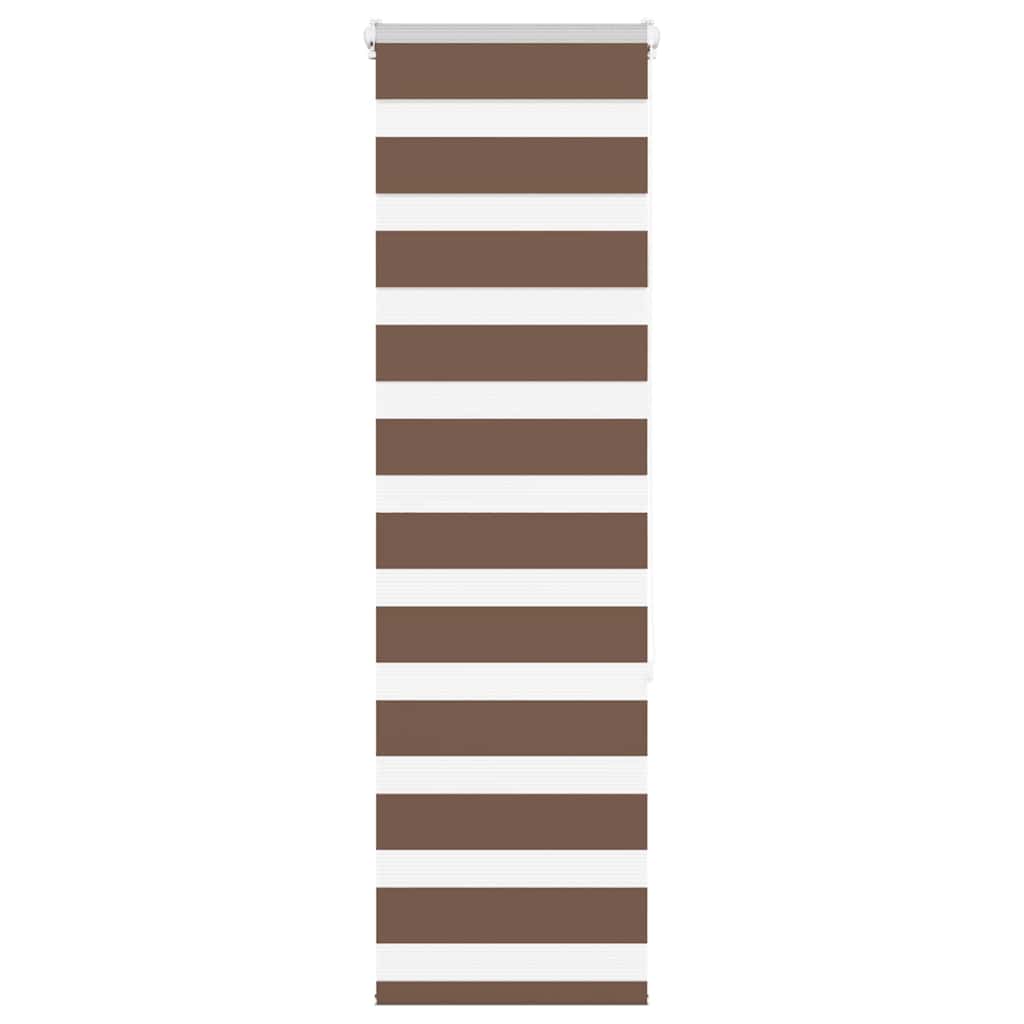 vidaXL Doppelrollo Dunkelgrau Stoffbreite 35,9 cm Polyester