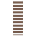 vidaXL Doppelrollo Dunkelgrau Stoffbreite 35,9 cm Polyester