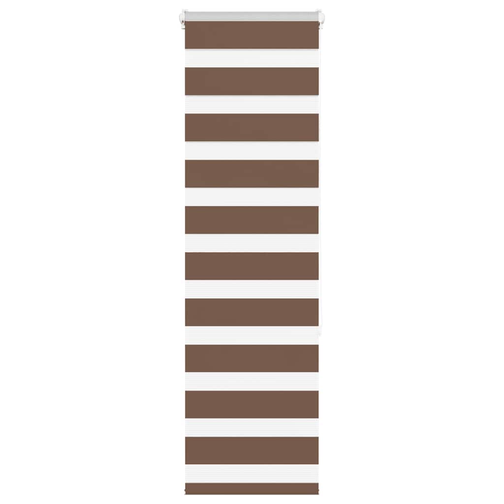 vidaXL Doppelrollo Dunkelgrau Stoffbreite 35,9 cm Polyester