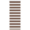 vidaXL Doppelrollo Dunkelgrau Stoffbreite 35,9 cm Polyester
