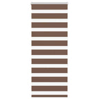 vidaXL Doppelrollo Dunkelgrau Stoffbreite 35,9 cm Polyester