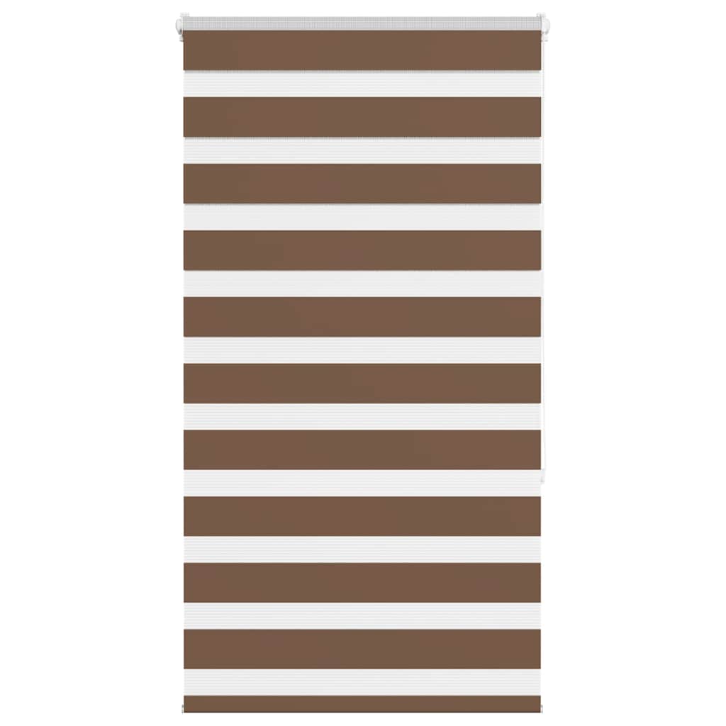 vidaXL Doppelrollo Dunkelgrau Stoffbreite 35,9 cm Polyester