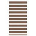 vidaXL Doppelrollo Dunkelgrau Stoffbreite 35,9 cm Polyester