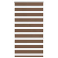 vidaXL Doppelrollo Dunkelgrau Stoffbreite 35,9 cm Polyester