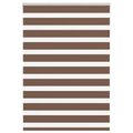 vidaXL Doppelrollo Dunkelgrau Stoffbreite 35,9 cm Polyester